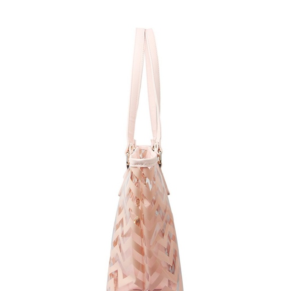 π€ HP π€ VANA Pink Chevron Transparent Tote - Picture 6 of 7